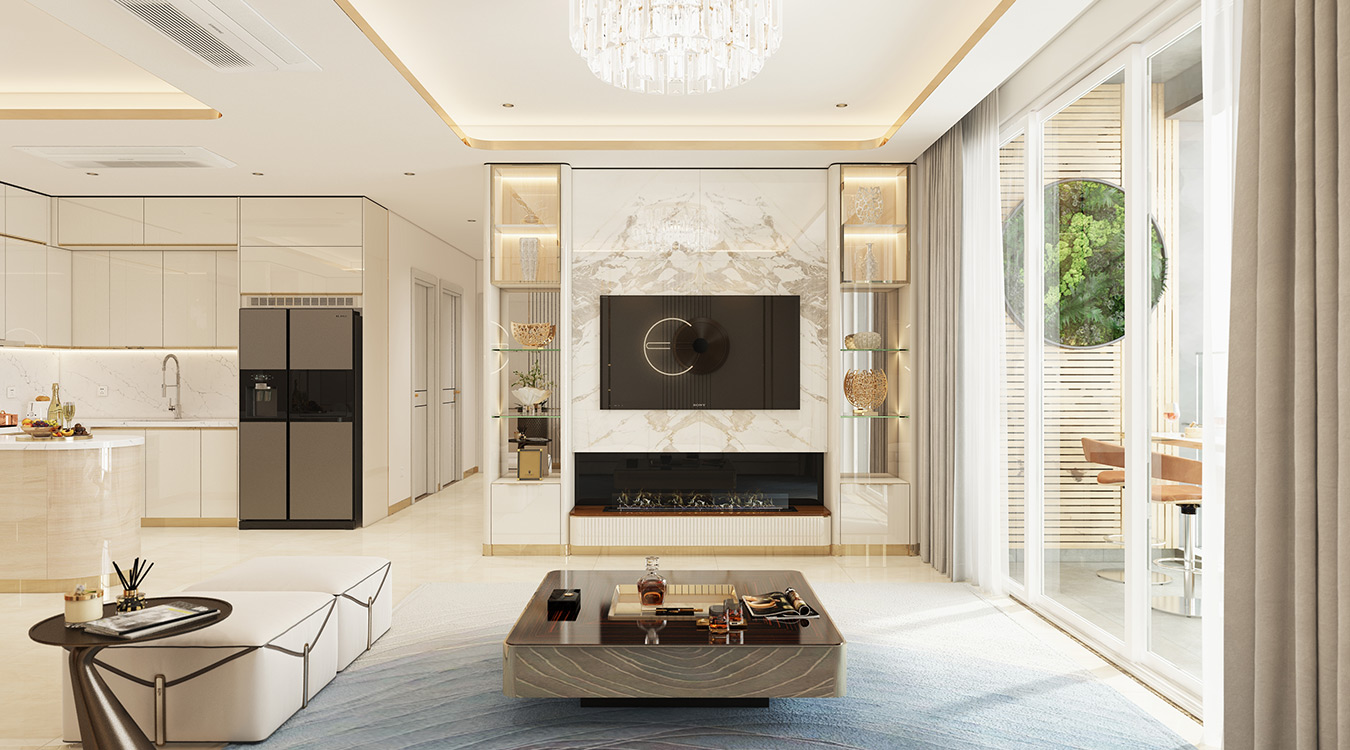 Căn hộ mẫu Modern