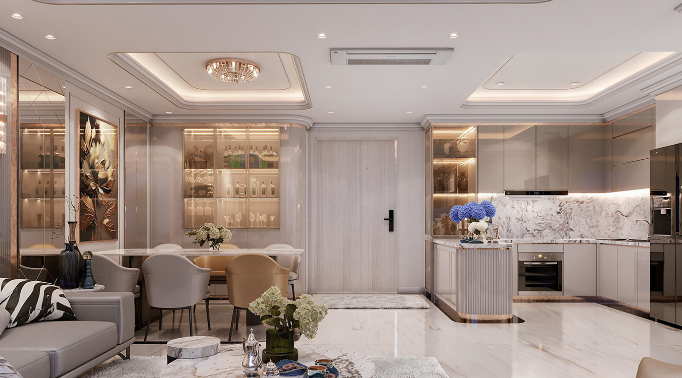 Căn hộ mẫu Modern