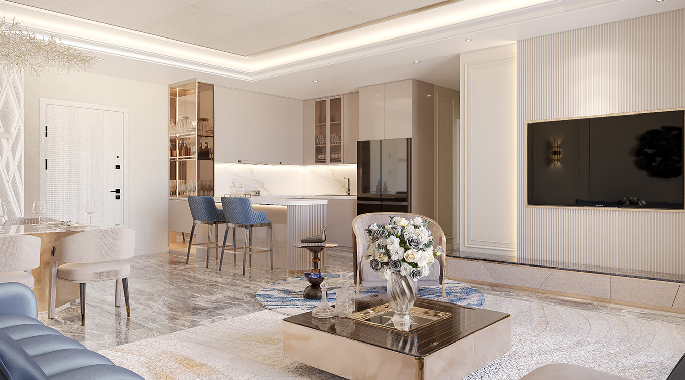 Căn hộ mẫu Modern