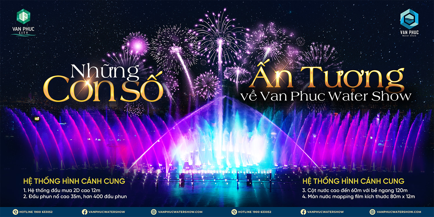 Những con số ấn tượng về Van Phuc Water Show