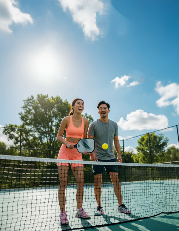 Sân tennis ngoài trời