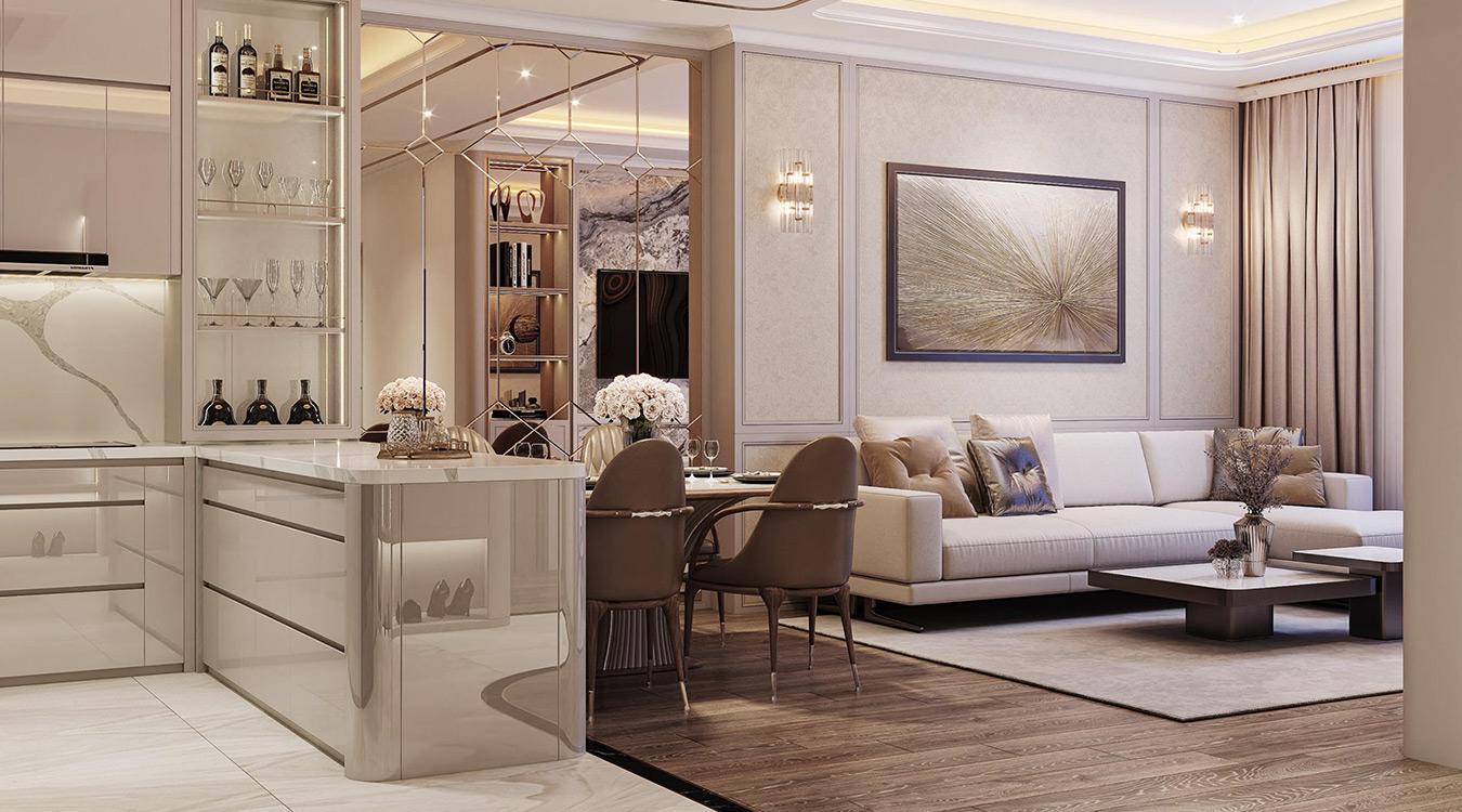 Căn hộ mẫu Modern
