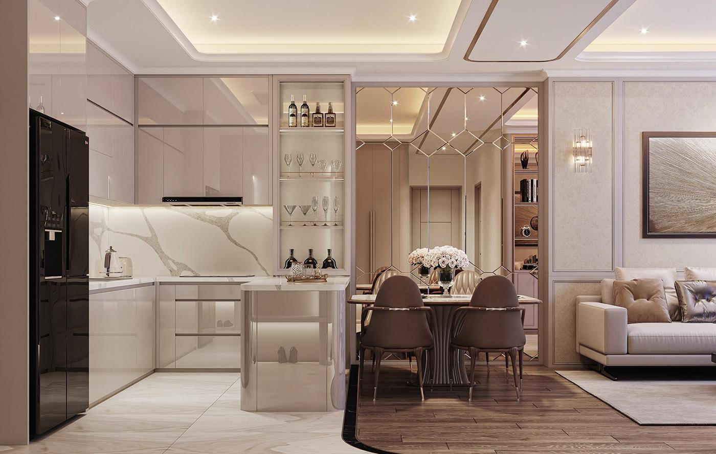 Căn hộ mẫu Modern