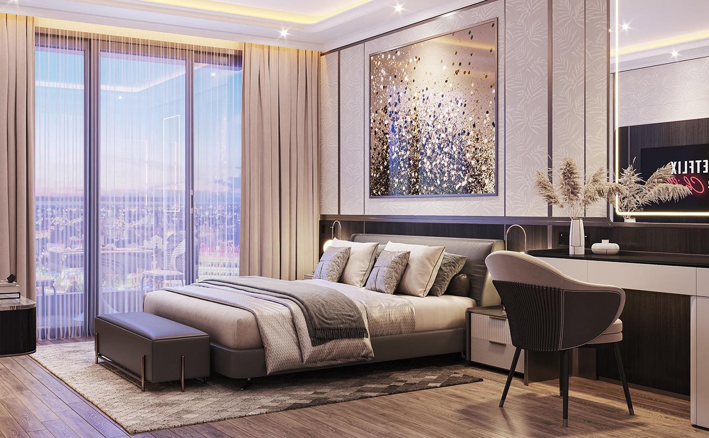 Căn hộ mẫu Modern