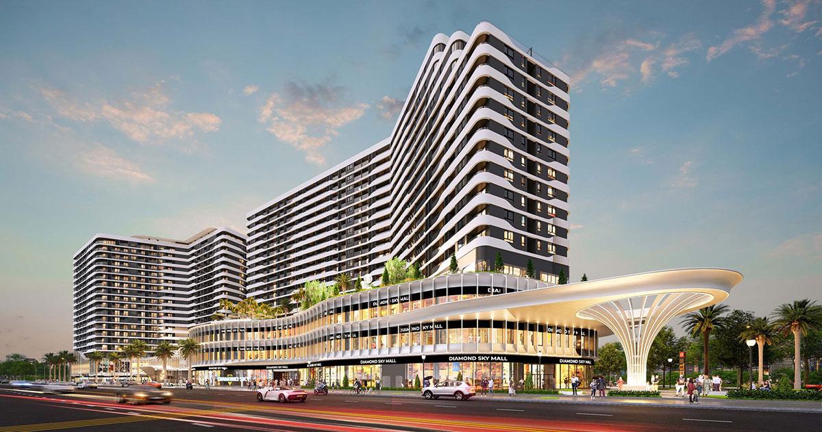 Phối cảnh Căn hộ Diamond Sky - Van Phuc City