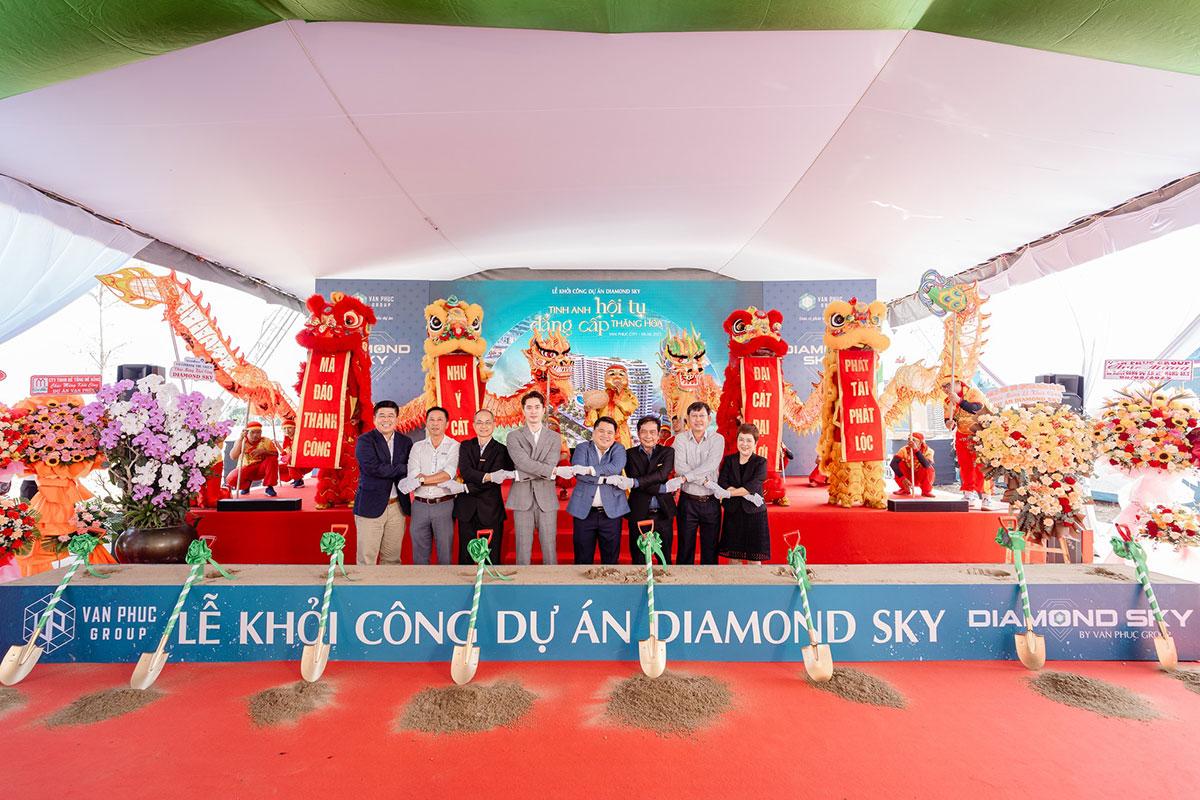 Chính thức khởi công căn hộ Diamond Sky