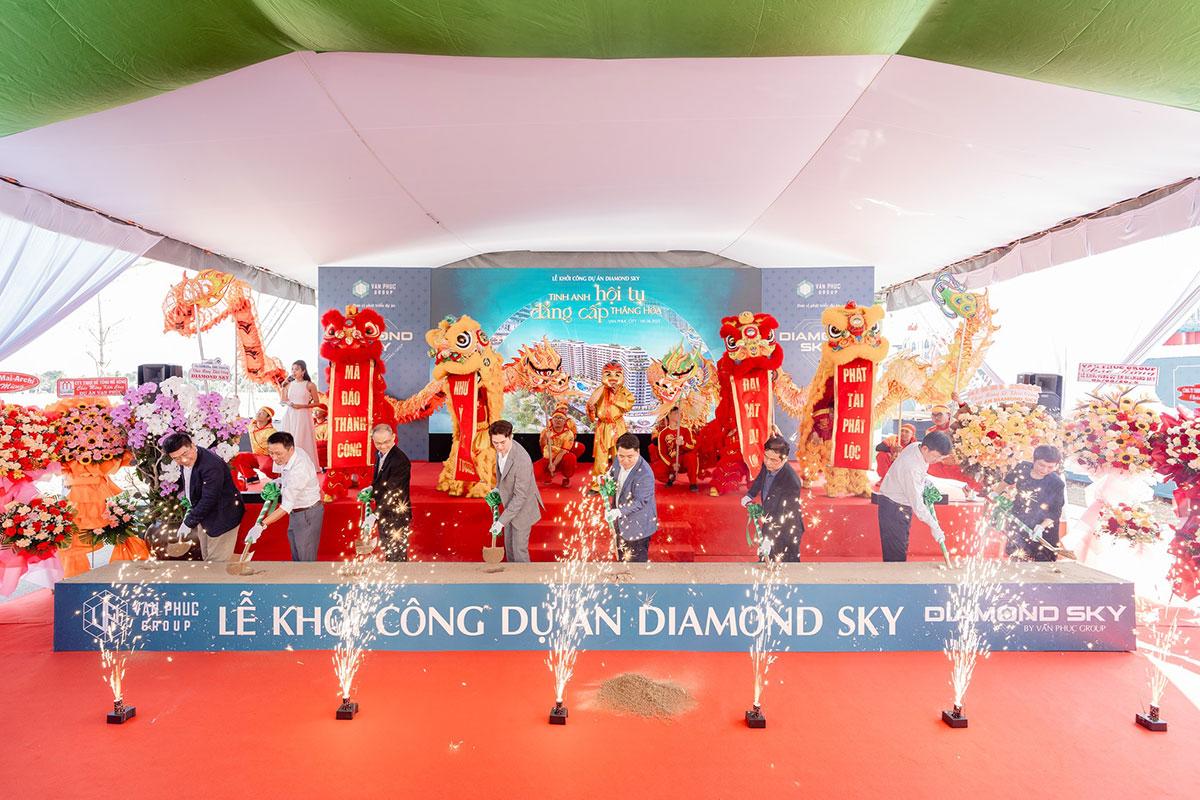 Van Phuc Group khởi công căn hộ Diamond Sky tại Van Phuc City