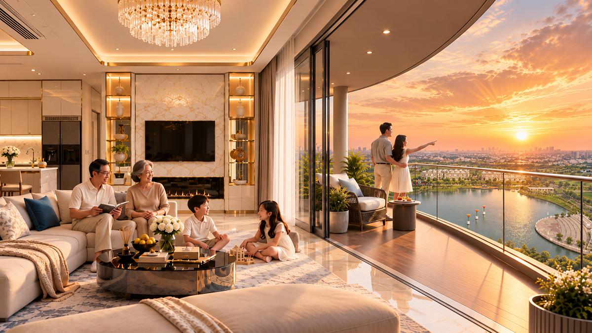 Diamond Sky: Không gian sống cho gia đình đa thế hệ